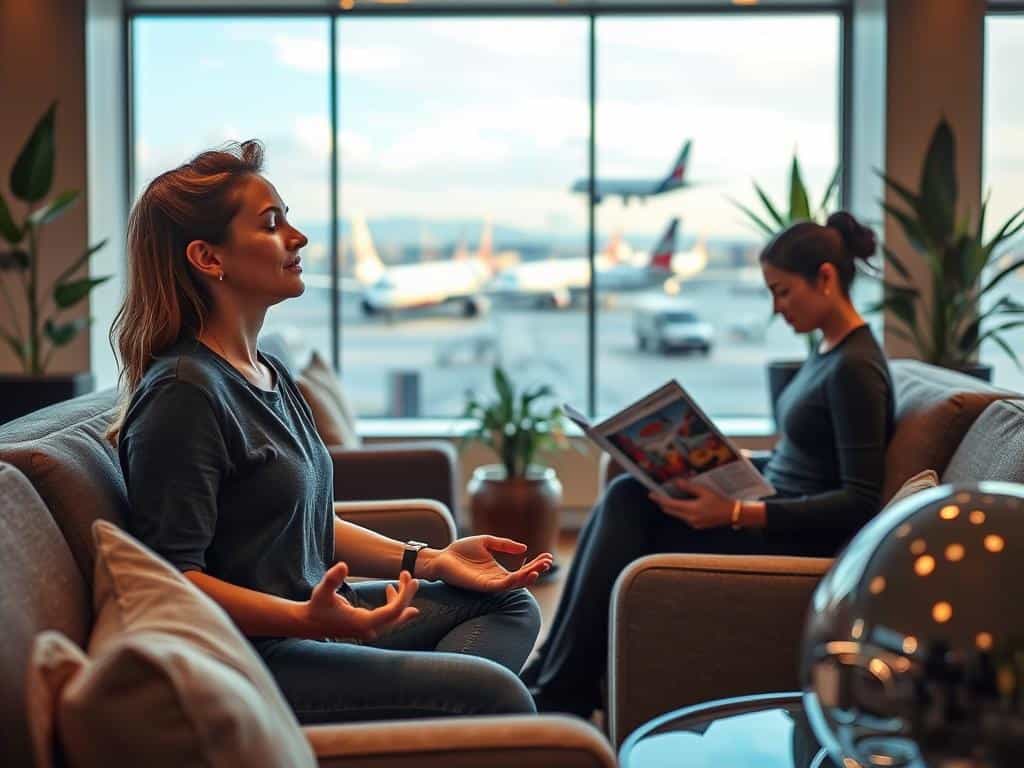 calming techniques for flying