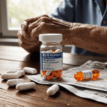 Medicare Donut Hole concept illustration