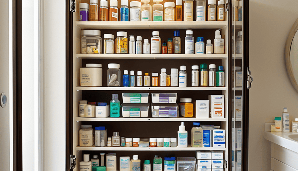 Organizing Medicine Cabinet Essentials
