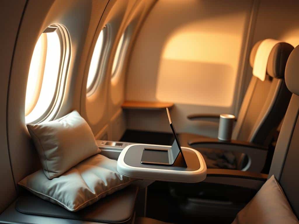 seat selection and comfort items for better travel experience