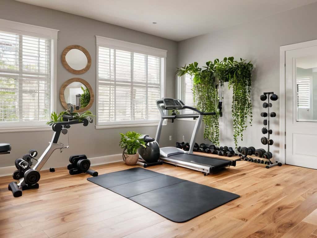 Sweat Sanctuary Found in home gym