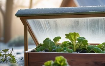 DIY Cold Frame for winter garden guide.