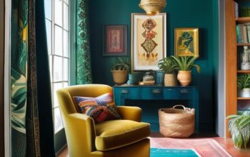 Maximalist home decor revival in personal space