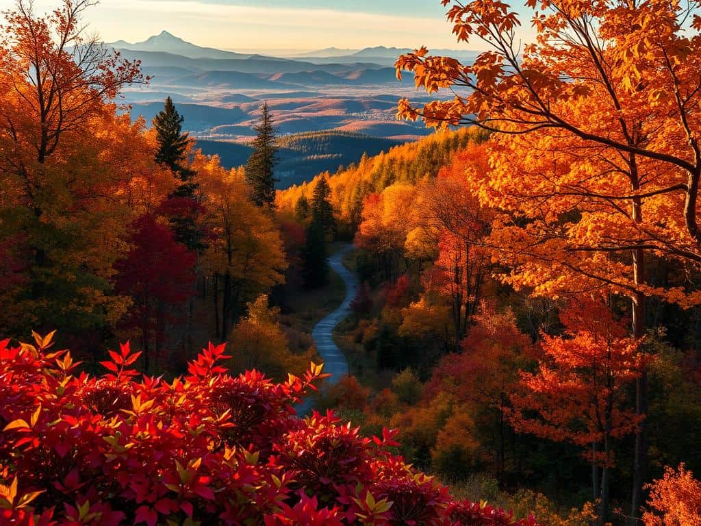 vibrant autumn landscapes