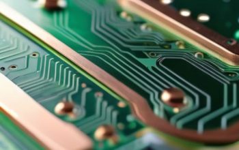 Micro-Controller PCB Etching process.
