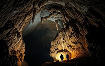 Deepest caves for spelunking adventure including Veryovkina Cave and others.