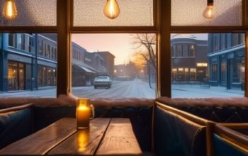 How winter changes social life in northern cities.