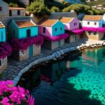 Hidden coastal villages in southern europe.
