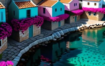 Hidden coastal villages in southern europe.