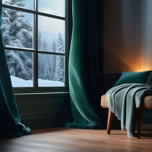 Beyond the Chill: How Choosing Curtains for Warmth Can Transform Your Home Into a Soulful Sanctuary. 2 Embracing Heavyweight Drapery for Winters Gentle Embrace