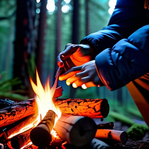 Headlamp acting as Guiding Light in the Dark.