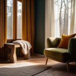 Choosing curtains for warmth in home decor.