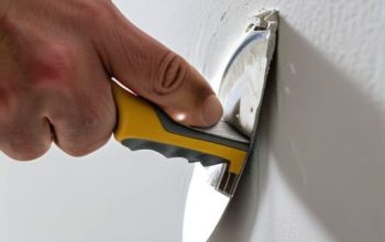 How to repair a dry wall hole.